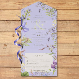 Lavanda russa Selvagens de flores selvagens Detalh