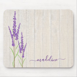 Lavanda Rústica Botânica| Mousepad Personalizado