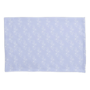 Lavanda Simples Floral Blue Bedroom Pillowcase