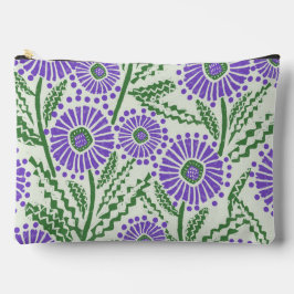 Lavanda Verde e Impressão de Bloco Branco