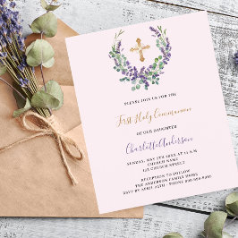 Lavanda violeta floral feminino orçamento Primeira