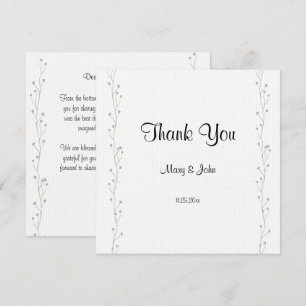 Lavander Floral Love Heart Wedding