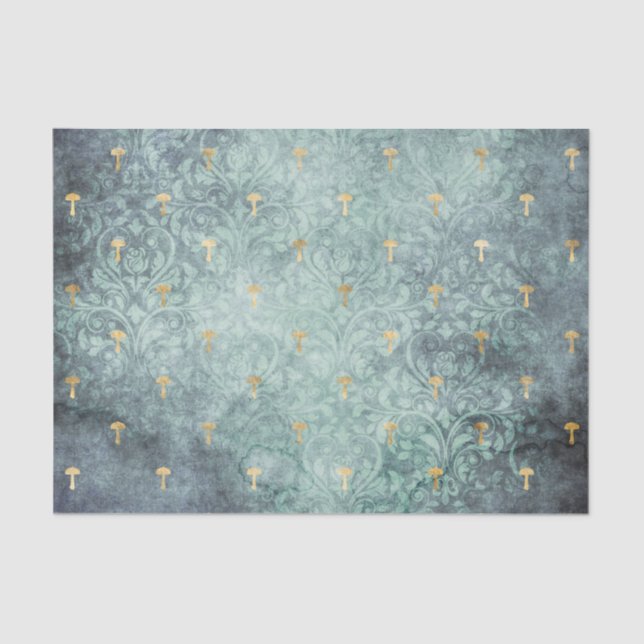 Lave azul com papel de dissociação Dourado para co (Frente )