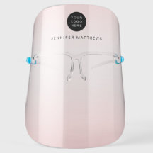 Lave o nome do logotipo de empresa rosa feminino M