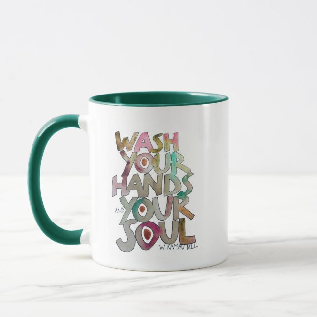Lave suas mãos e sua caneca de alma (Esquerda)