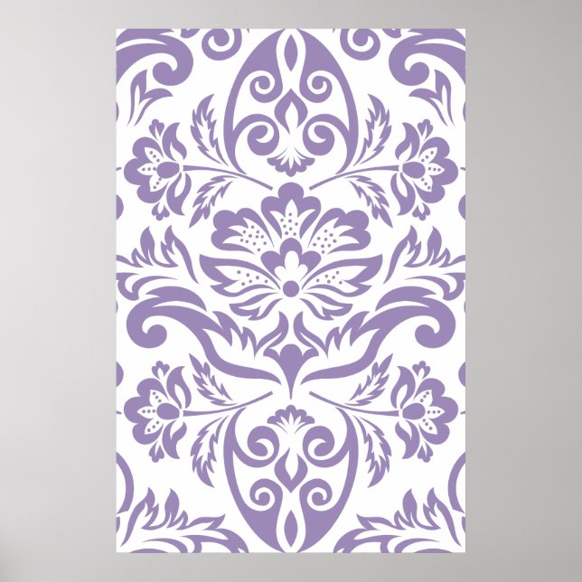 Lavender Lace Regency Gallery Wedding Poster 2 (Frente)