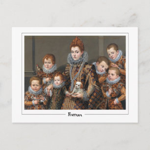 Lavinia Fontana #6 - Cartão Postal de Arte Fina
