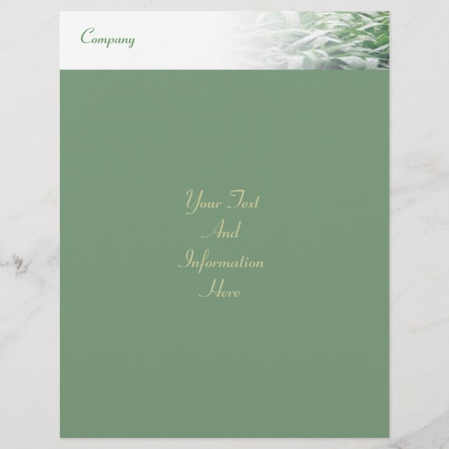 Lawn Letterhead (Frente)