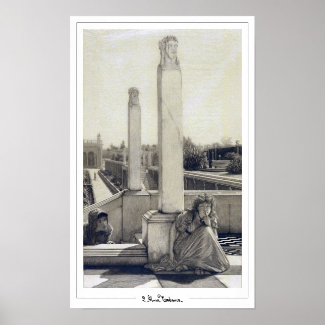 Lawrence Alma-Tadema Zedign Art Poster #317 (Frente)
