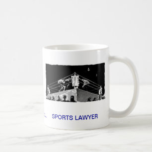 Lawyer™ inoperante ostenta a caneca de café do