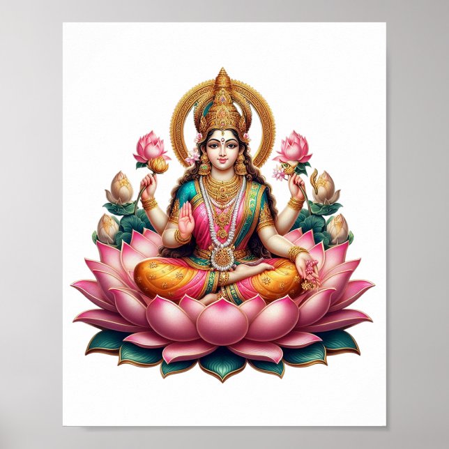 Laxmi mata ji poster (Frente)