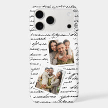 Layout de 2 Fotos Personalizado com Letra Manuscri