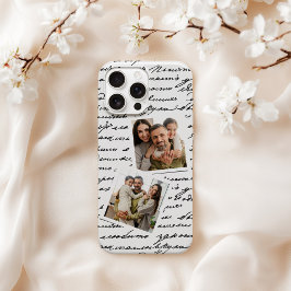 Layout de 2 Fotos Personalizado com Letra Manuscri