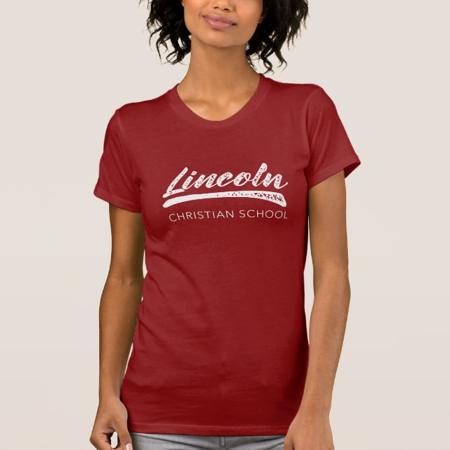 LCS - O t-shirt das mulheres simples da abanada (Frente)