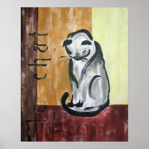 "Le Chat" 16 x 20 Impressão