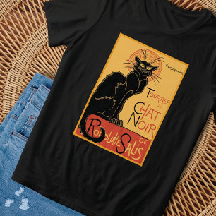 Le Chat Noir Steinlen Ilustração T-Shirt