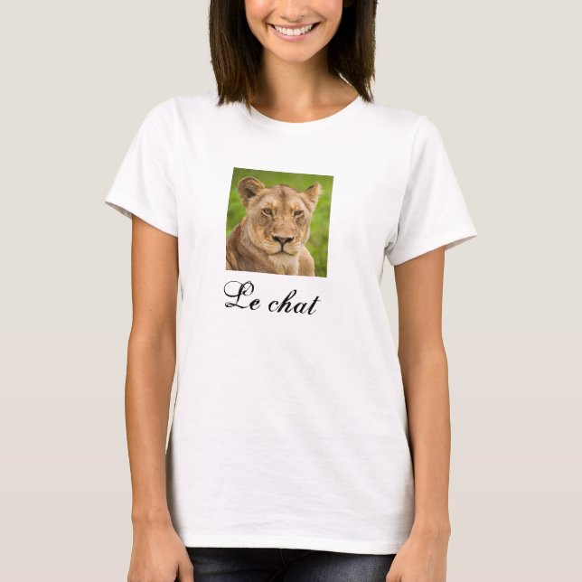 Le chat T-shirt (Frente)