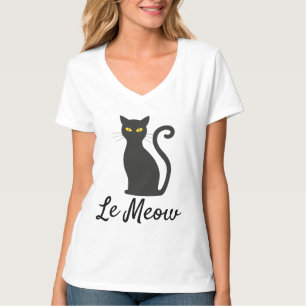 LE MEOW, T-Shirts DE GATO FRANCÊS