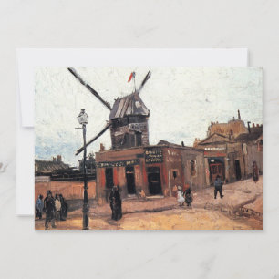 Le Moulin de la Galette por Vincent van Gogh
