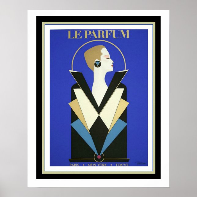 Le Parfum Art Deco Poster 16+ x 20 (Frente)