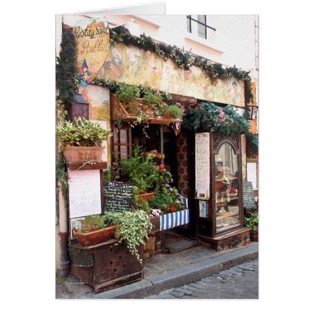 Le Poulbot Cartão (Frente)