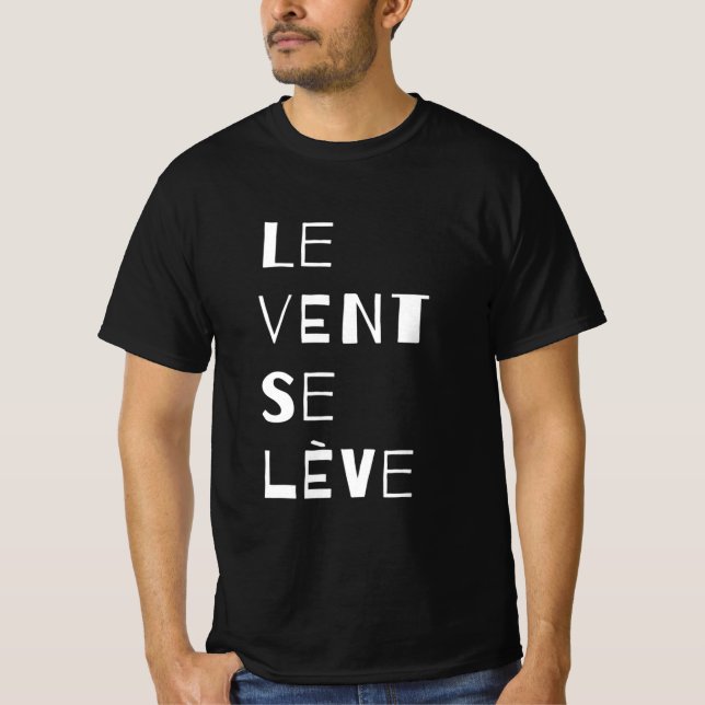 Le Vent Se Leve - T-Shirt Branco (Frente)
