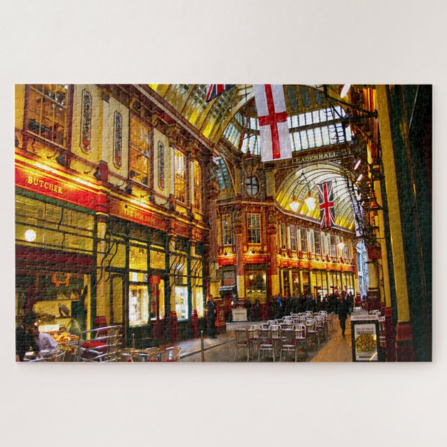 Leaden Hall Market Londres. Quebra-cabeça (Horizontal)