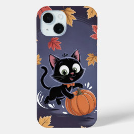 Leaf/iPhone / iPad Preto para Peça de Gato Preto