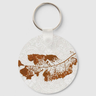 Leaf Nature Impressão Chaveiro