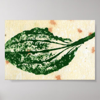 Leaf Nature Impressão MiniPoster