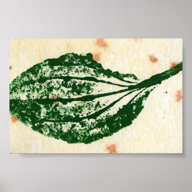 Leaf Nature Impressão MiniPoster (Frente)
