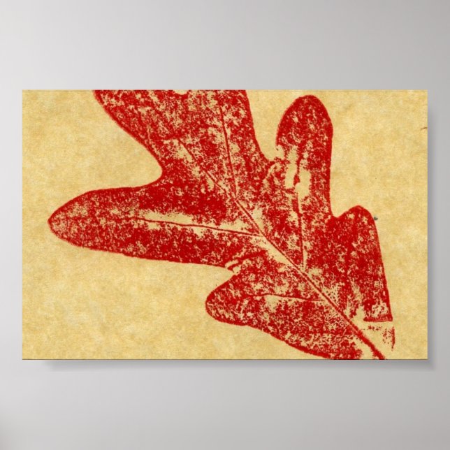 Leaf Nature Impressão MiniPoster (Frente)