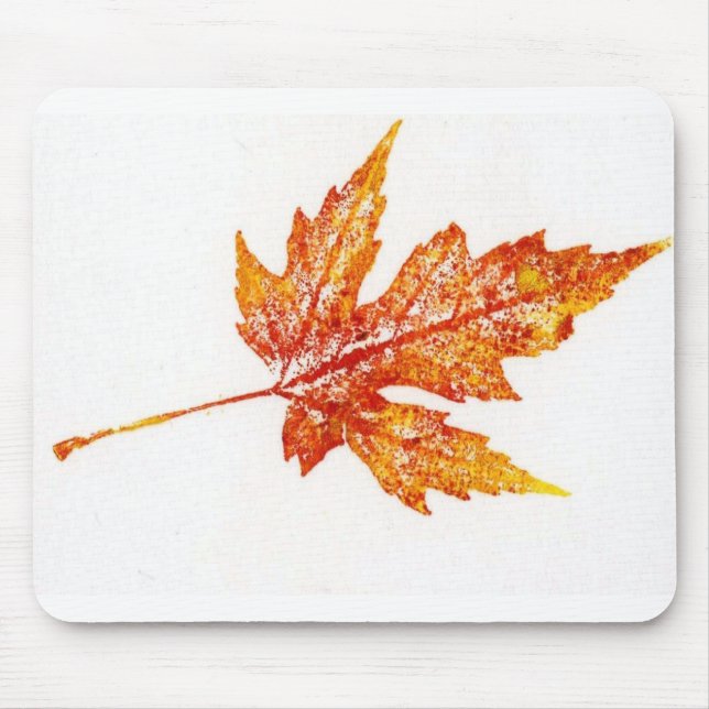 Leaf Nature Impressão Mousepad (Frente)