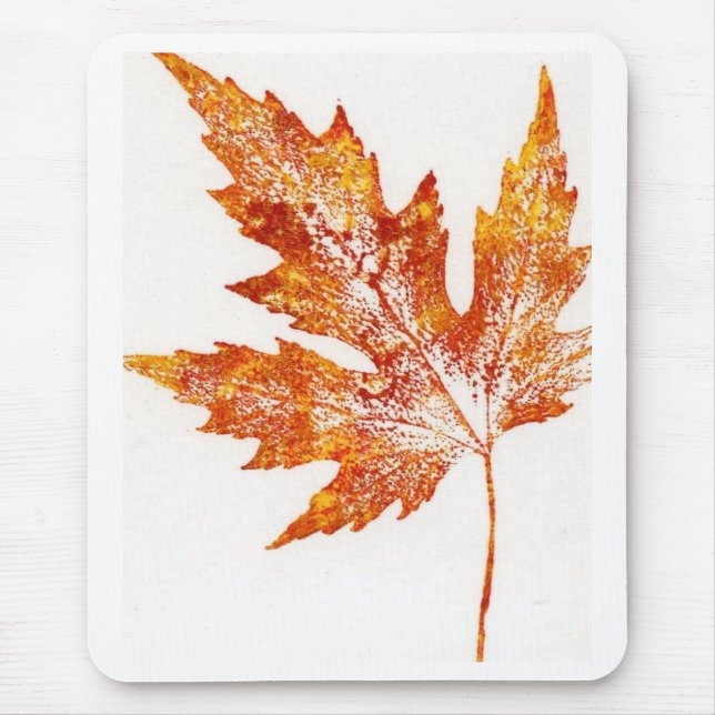 Leaf Nature Impressão Mousepad (Frente)