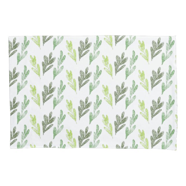 Leaf Pattern Pillowcase (Frente)