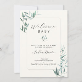 Leafre Sexo Convite para Chá de fraldas Neutro