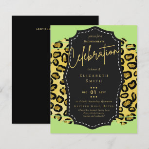 Leah G Bonito Girly Bachelorette Glam Animal Print