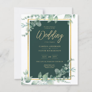 Leah G Eucalyptus Greenery Dourado WEDDING CÓDIGO 