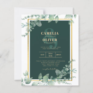Leah G Eucalyptus Greenery Dourado WEDDING CÓDIGO 