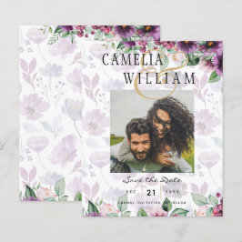 Leah G Plum Purple Berry Floral Casamento Fall Win