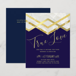 LeahG Orçamento Marinho Dourado Art Deco Casamento