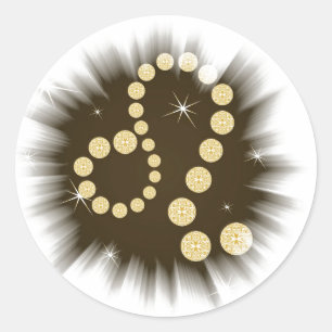 Leão 23. julho até 22. agosto autocolante