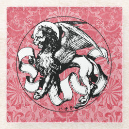 Leão com asa emblema da Rua do século 15