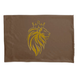 Leão com Coroa - Estilo Dourado 2