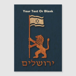 Leão de Jerusalém com Bandeira