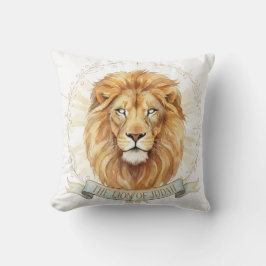 Leão de Judá Almofada - Decoração Cristã Ousada