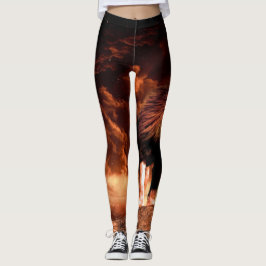 Leão de Judah - Jah Rasta - Leggings do Power Yoga