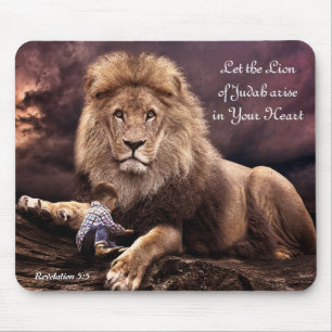 Leão de Judah Rev. 5:5 Mousepad