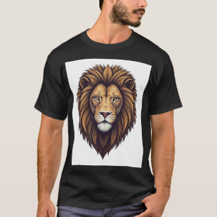 Leão de Leão Neon Camisetas Futurístico Leão Roupa