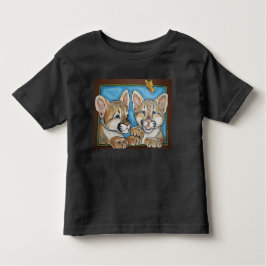Leão de Montanha Puma Gatos Cubos de Arte T Camisa